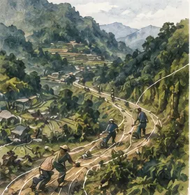 泰雅族農耕與山林實踐，路徑是人與環境共同走出來的線